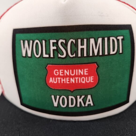 Beco Wolfschmidt Vodka Trucker Hat Mesh Back Snapback Cap One Size - Picture 3 of 10